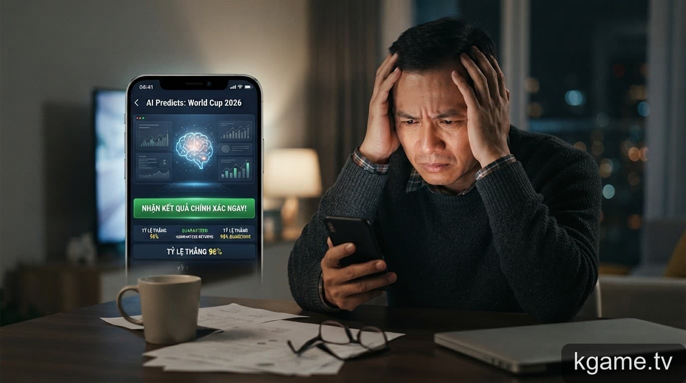 Cảnh báo lừa đảo cá cược trực tuyến: Thủ đoạn 'AI dự đoán' và cái bẫy tâm lý