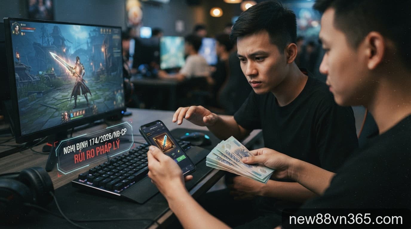 Nghị định 174/2026/NĐ-CP: Phân tích rủi ro pháp lý khi giao dịch vật phẩm ảo trong game