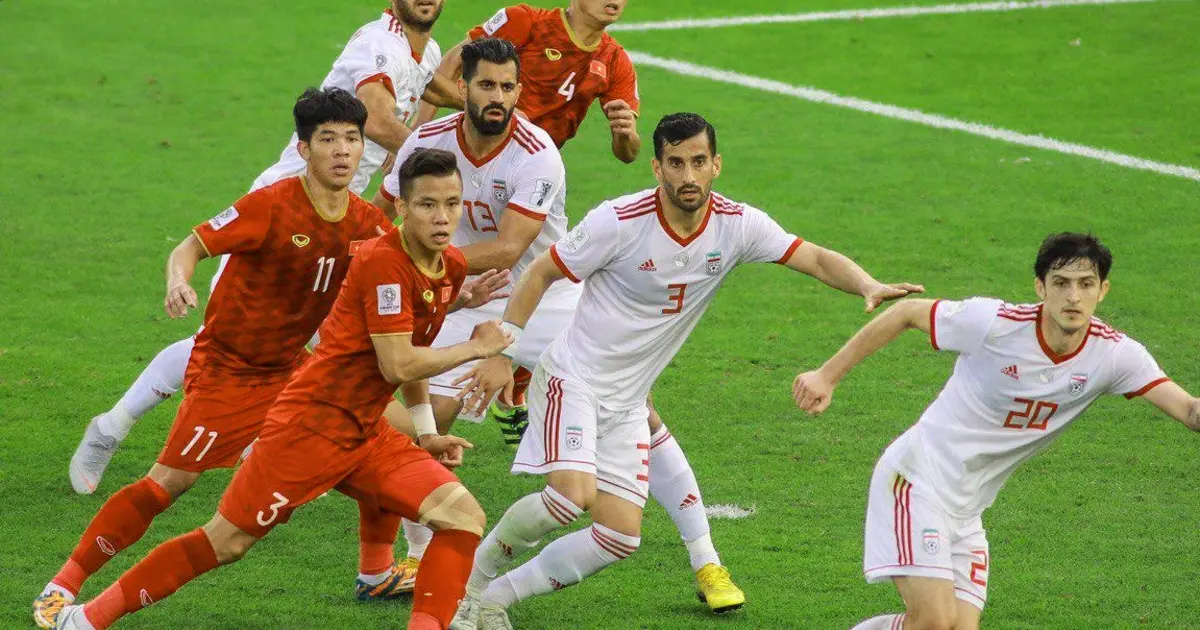 Đội tuyển Việt Nam đối đầu Iran tại Asian Cup