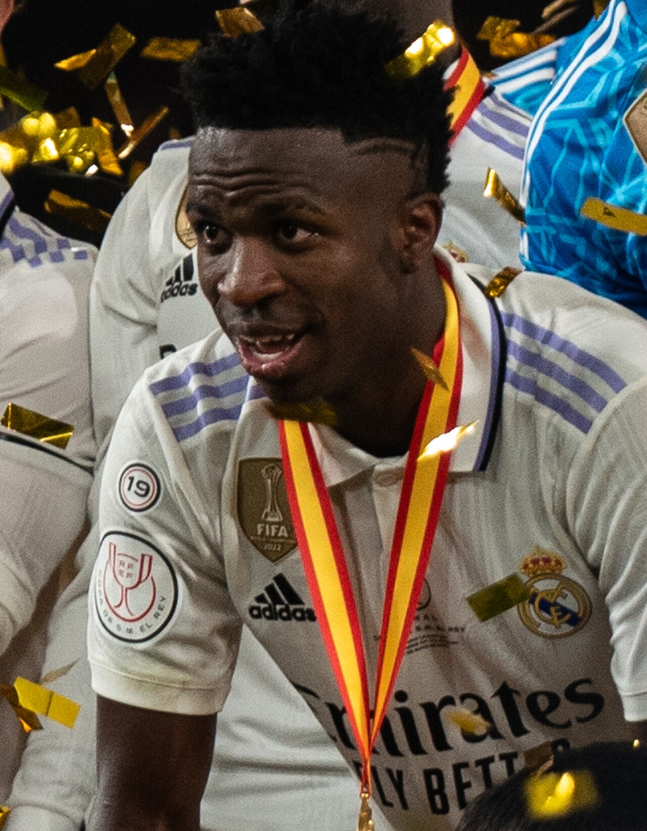 Vinicius Junior khoác áo Real Madrid trong giai đoạn cuối mùa La Liga 2025/26