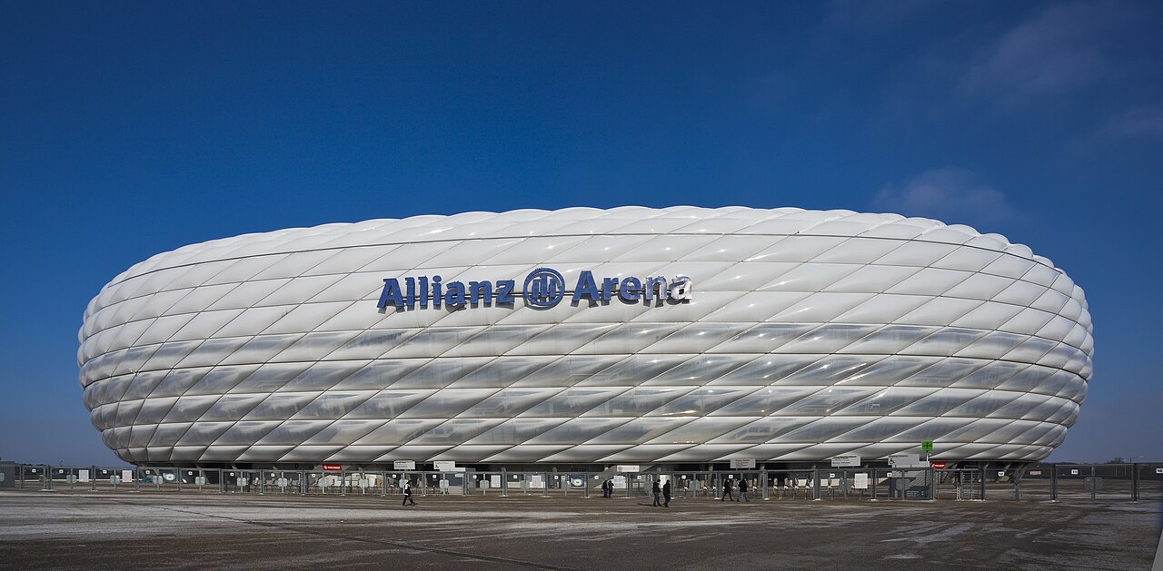 Sân vận động Allianz Arena tại Munich, biểu tượng cho cuối tuần Bundesliga vòng 33 ngày 9-10/5/2026